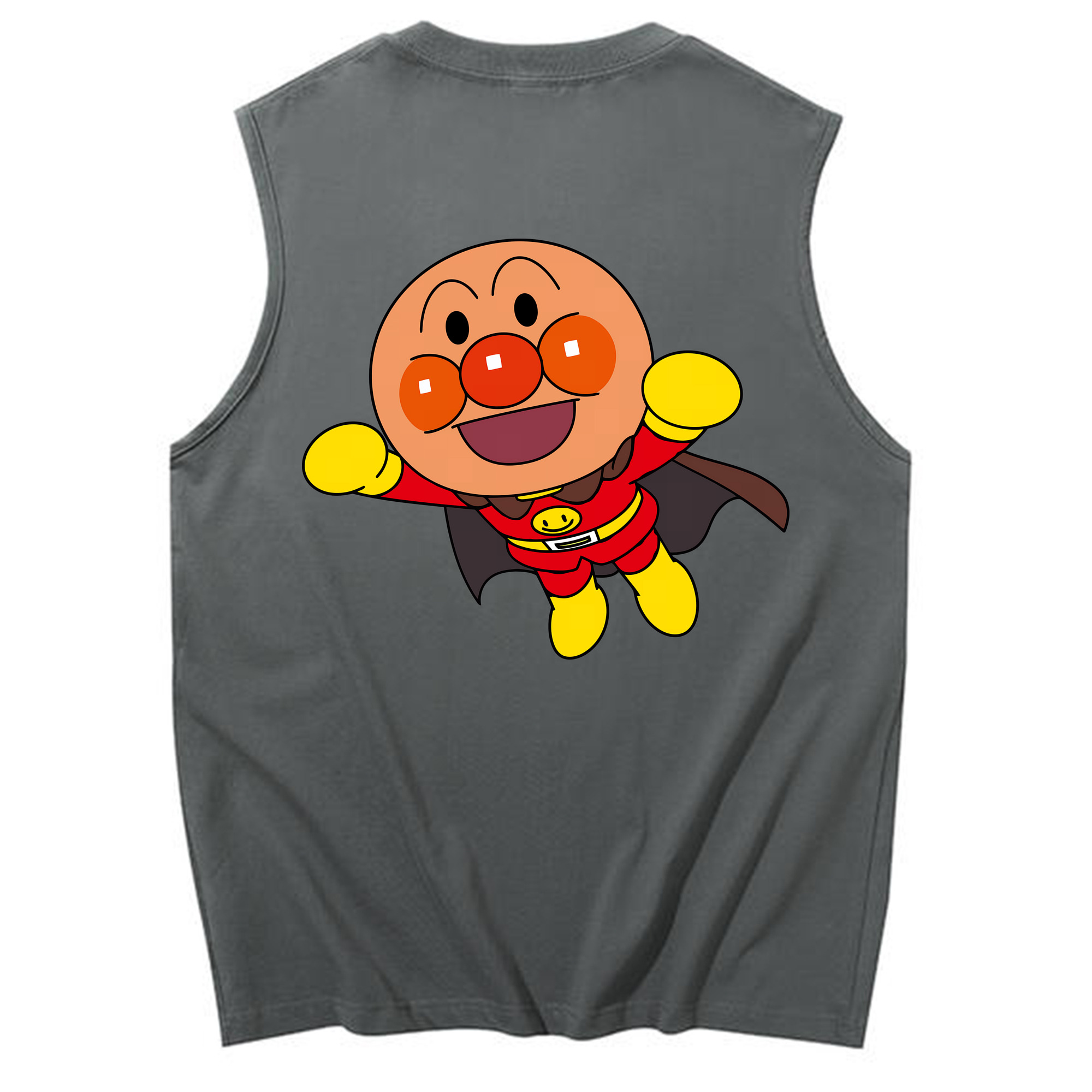 （画像用） アンパンマン Anpanman コットン100％タンクトップ（背面プリント）